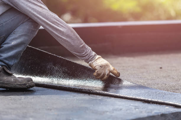 Professional Waterproofing technician working in Belmont, NC